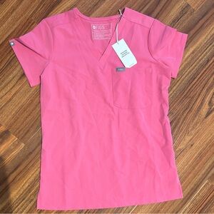 Figs xxs Catarina fight club pink scrub top. NWT